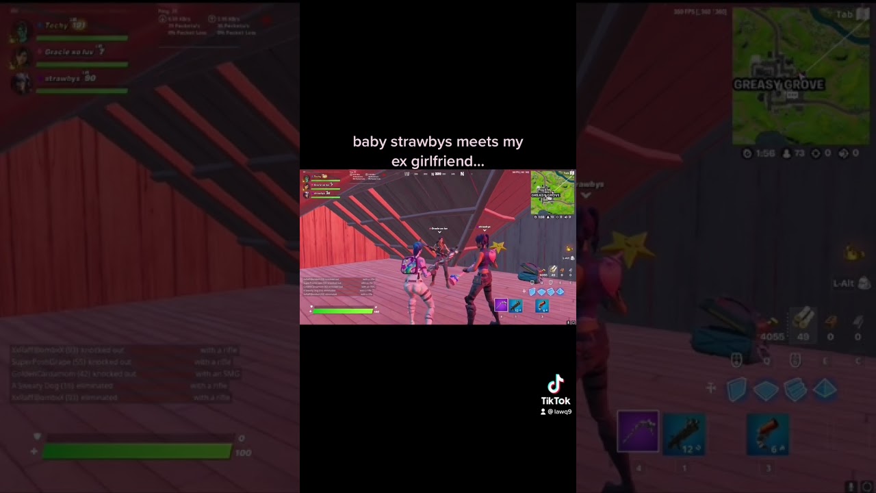 Baby strawbys meets techy ex girlfriend..😧