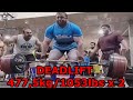 Peiman Maheripourehir going for the Deadlift World Record