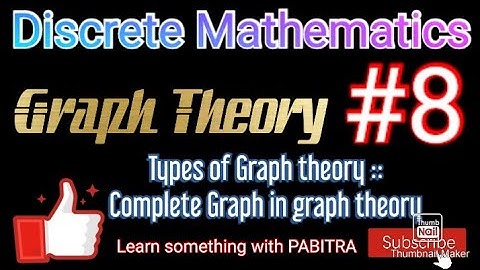 Graph Theory ll Types Of Graph : Complete Graph ll Learn Something With PABITRA👍👍 #graph#graphtheory
