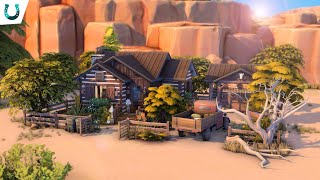 Rustic Starter Home 🌱// The Sims 4: Horse Ranch // Speed Build // No CC