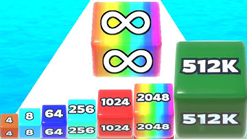 Jelly Run 2048: Infinity ♾️ | Number Master, Cube Runner -  Gameplay Walkthrough (Android iOS)