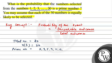 What is the probability that the numbers selected from the numbers ...