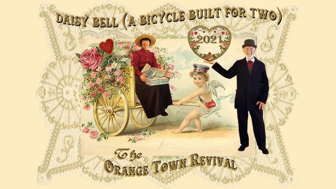 Harry Dacre Daisy Bell (Bicycle Built For Two) Mother & Child Song Lyric  Print - Song Lyric Designs