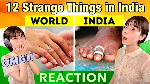 12 Strange Things You Only See in India 🇮🇳🇯🇵JAPANESE REACTION!! Reaction on India