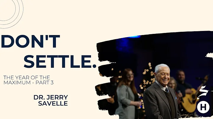 DON'T SETTLE FOR ANYTHING LESS | Dr. Savelle | Her...