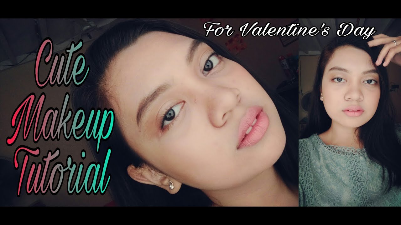 Valentine's day makeup tutorial || valentine's day makeup look || pink Cute Makeup Tutorial For Valentine's Day - YouTube