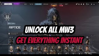 NEW WARZONE 3 MW3 UNLOCK ALL TOOL UNLOCK ALL CAMOS OPERATORS AND MORE