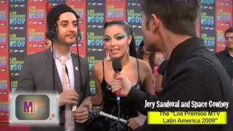 jery sandoval and space cowboy interview at los premios mtv 09