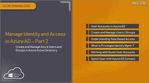 Manage Identity and Access in Azure AD – Part 2:  Create and Manage Users and Groups in Azure AD