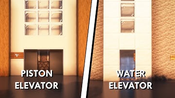 Minecraft: 3 Working Elevator Tutorials!