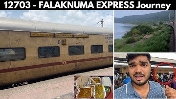 Howrah to Secunderabad FALAKNUMA EXPRESS  Train Journey || 12703