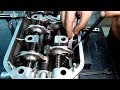 Регулировка зазоров клапанов Adjustment of valve clearances BMW E32 M30