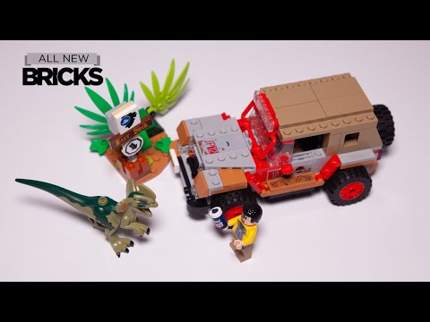 Lego Jurassic World 76958 Dilophosaurus Ambush Speed Build