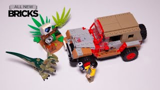 Lego Jurassic World 76958 Dilophosaurus Ambush Speed Build