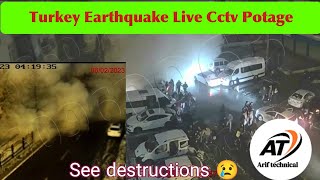 Turkey Earthquake Live Cctv Footage Shows The Destruction Cctv Footage Of The Turkey Earthquake