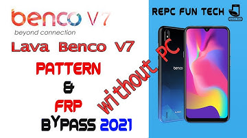 Lava benco v7 Hard reset | lava benco v8 pattern unlock | lava benco v7 Frp bypass without pc