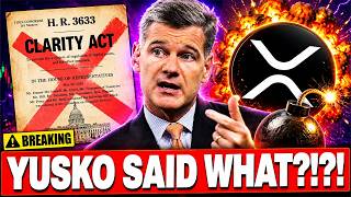 HUGE!!! MARK YUSKO CLARITY ACT BOMBSHELL FOR XRP?!?! (WATCH NOW)