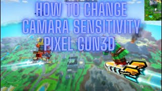 How to change camera sensitivity in Pixel gun 3d #pixelgun3d screenshot 4