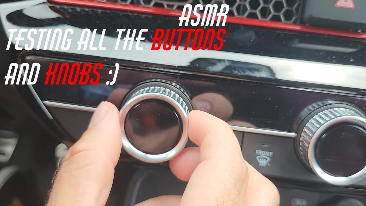 ASMR | In my car | lots of buttons and knobs!! (2026 Honda Civic Si)
