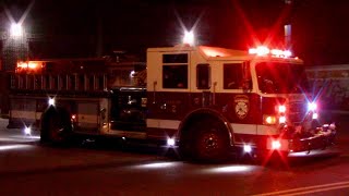 Passaic Fire Department Engine 2 And Ladder 2 Responding 3-20-22
