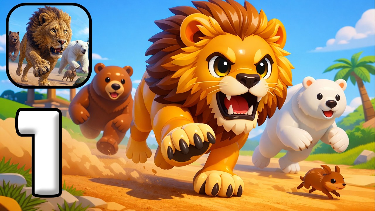 🦁 Animal Run Wild Race 🏁 Epic First Levels & Wild Racing Gameplay Walkthrough Part 1