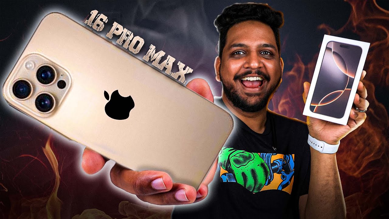 🔥16 Pro MAX Desert Titanium *REVIEW* in Hindi l Indian Retail Unit l Mr Gadget Wale