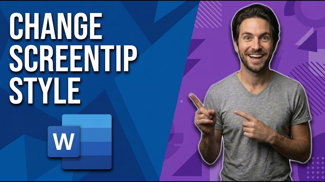 Screentip Comment How To Change Screentip Style In Word (Easy Guide) - YouTube