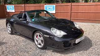 2004 Porsche 911 (996) Carrera 4S Cabriolet Tiptronic-S in Basalt Black with Black Leather