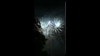 The Finale of the 4th July 2012 Fireworks at Disney's Magic Kingdom Orlando