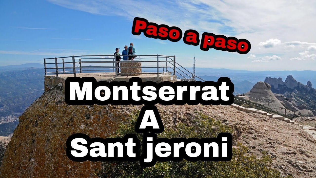 Ruta circular montserrat a sant jeroni. Ruta paso a paso.  VLOG # 09