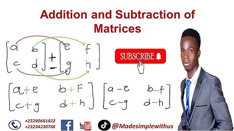 Mastering Matrix Addition & Subtraction: A Step-by-Step Guide