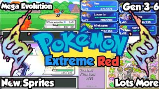 Completed Pokemon Extreme Red Rom-Hack With Mega Evolution,New Sprites, Improved Graphics And More
