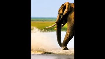 "The crocodile who bit the elephant