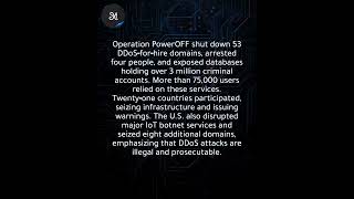 Operation PowerOFF Seizes 53 DDoS Domains, Exposes 3M Criminal Accounts