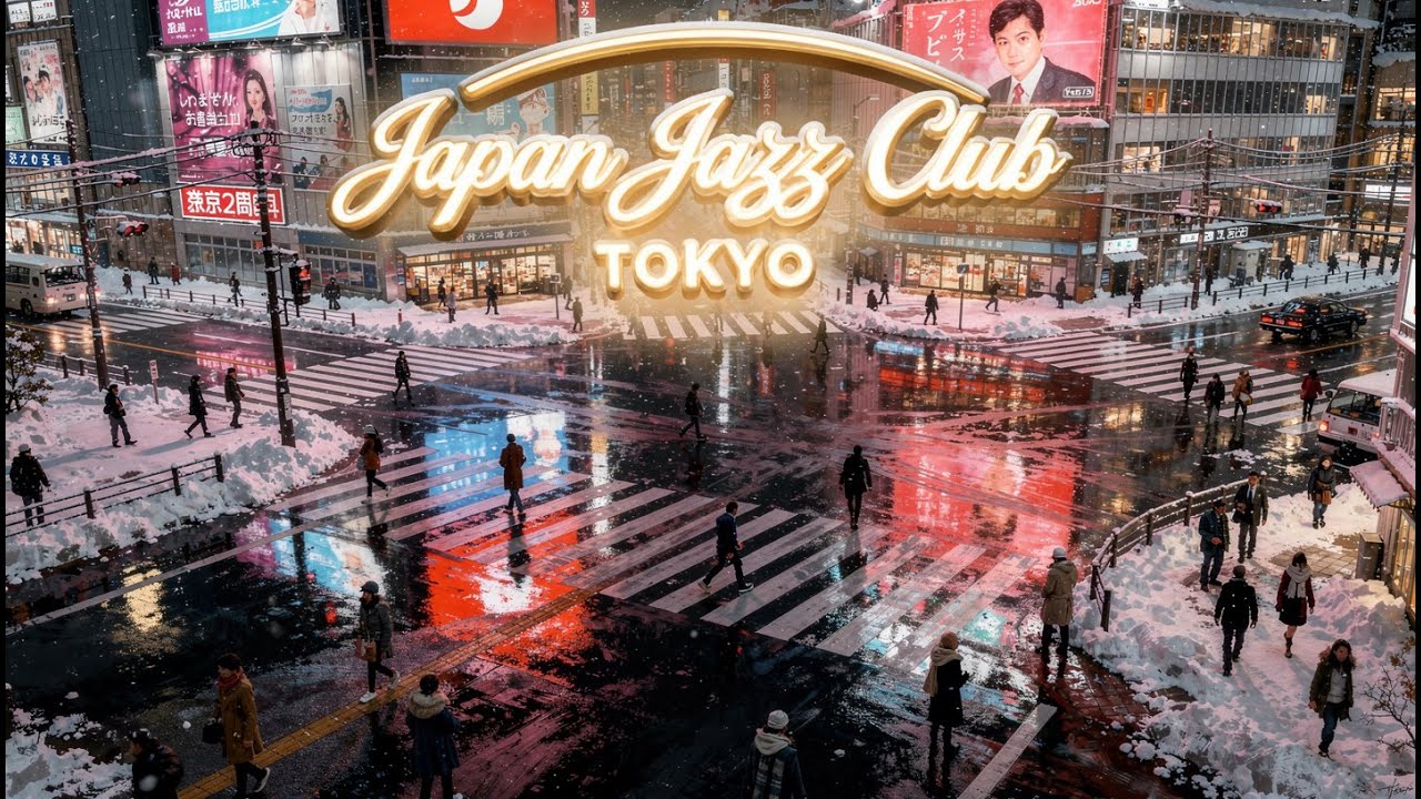 𝐓𝐎𝐊𝐘𝐎 𝐀𝐅𝐓𝐄𝐑 𝐌𝐈𝐃𝐍𝐈𝐆𝐇𝐓 – Neon Streets, Snowy Corners & Jazz in the City