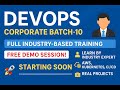 🚀 DevOps Corporate Batch-10 | Full Industry-Based Training | Free Demo Session! 🔥