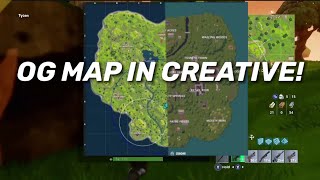 OG Season 1 Map Recreation in Creative! MAP CODE "0755-2410-4216"