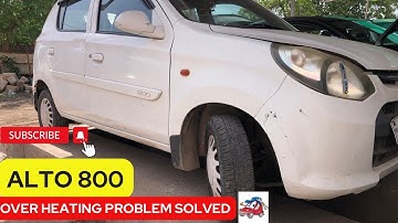 ALTO 800  | Engine overheating problem solved into ALTO 800  |  Radiator service  |  GaddiBuddy