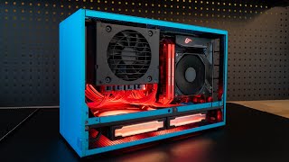 Red & Blue Jimu D+ ITX Build