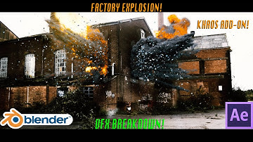 Blender 3d Factory Explosion vfx Breakdown: ft. KHAOS add-on