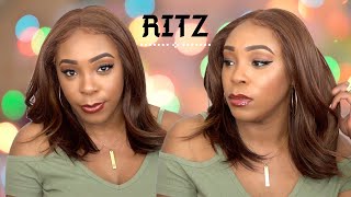 Zury Sis Prime Human Hair Blend Soft Swiss Lace Wig - PM FRONTAL LACE RITZ --/WIGTYPES.COM screenshot 3