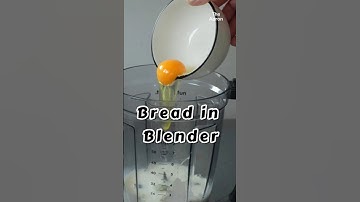 How to make soft bread in blender!! no knead bread!