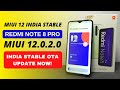 Redmi Note 8 Pro MIUI 12.0.2.0 New Update Rolling Out Redmi Note 8 Pro New Update | Miui 12 |NewView