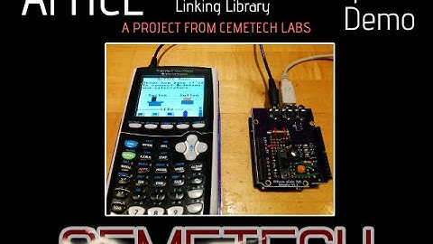 ArTICL SimpleI/O Demo: Interfacing Hardware to the TI-84 Plus Family