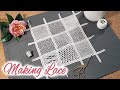 Making Lace with a Needle and Thread || A Needle Lace Sampler