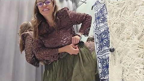 Tryon Haul Transparent skirt | H&M | Divided | New 2026 | #seethrough #fashion  #sheerfabrics #style