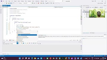 Addition of Two Numbers using C# in Visual Studio