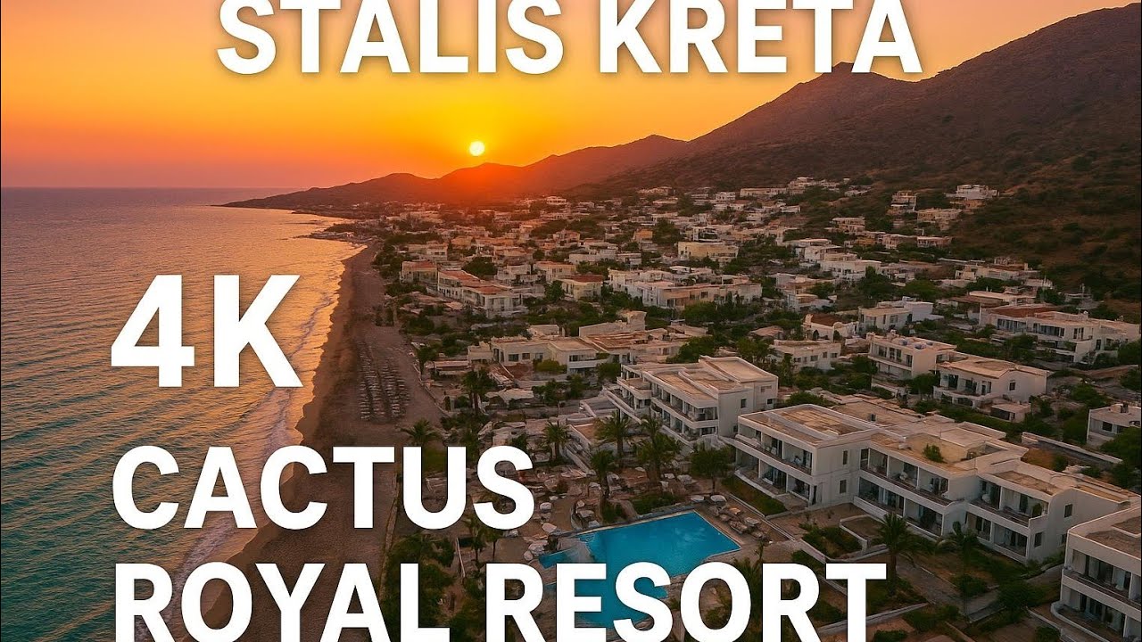 Drone Footage in 4K: Stalis, Crete and Cactus Royal Resort | Captured with DJI Mini 4 Pro