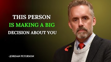 Deze persoon neemt een belangrijke beslissing over jou... | Jordan Peterson Motiverend
