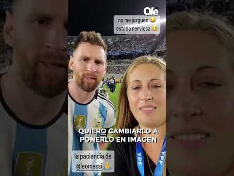 El DETRÁS DE ESCENA de la selfie con Messi